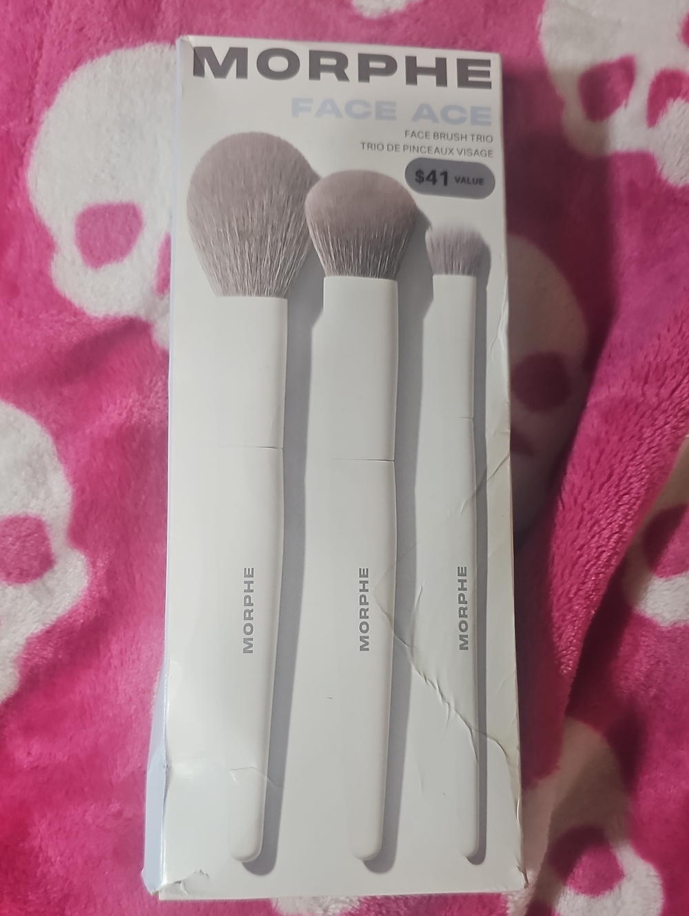 Morphe Face Ace Face Brush Trio Makeup Brushes NEW